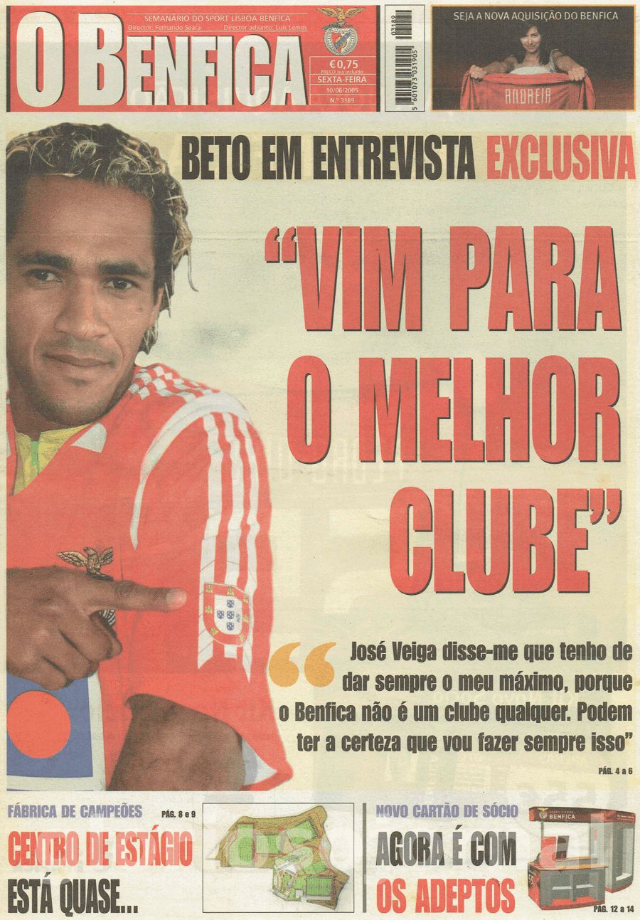 jornal o benfica 3189 2005-06-10